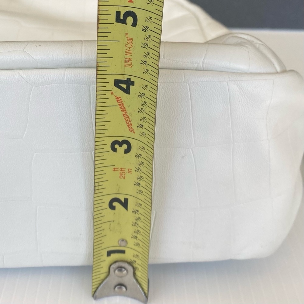 Knomo London leather Mini Mount 10” backpack white/off white - Picture 14 of 16